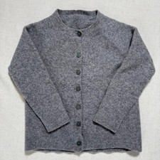 Suéter Cárdigan Raglán Cuello Redondo 100% Lana Fure Wool Niños EE. UU. 6/7 Edad 5-7 Pequeño Cardigans de niño price