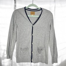 Cárdigan suéter Hope & Henry niños niños grandes gris algodón orgánico parches en el codo Cardigans de niño price