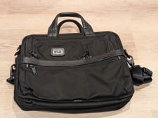 Maletín organizador expandible de cuero para computadora portátil Tumi Alpha negro Briefcase price