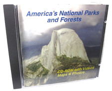 CD-ROM analítico de parques nacionales y bosques de Estados Unidos con mapas y fotos (1998) Atlas y Map Software price