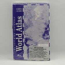 Software Toolworks World Atlas 3.0 IBM PC Compatible Años 90 De Colección Atlas y Map Software price
