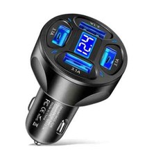 Coche Cargador para Móvil 4 Puertos USB 3.1A Rápido Cargar Teléfono Pantalla Móvil Teléfono Cargador price