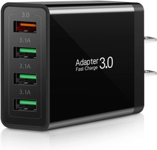 Cargador Super Rápido de Pared 4 Puertos USB 3.0 Enchufe Teléfono Celular Móvil Móvil Teléfono Cargador price