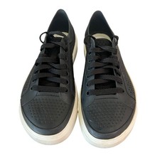 Zapatillas perforadas Crocs CitiLane Roka de encaje negras blancas para mujer talla 8 Agua Zapatos price