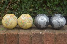 4x Globe Décoratif Monde 4" Boule Atlas Ornement Décorations Noël Nouveauté Map et Globe price