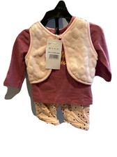 ENSEMBLE ENFANT VETEMENTS HIVER FILLE PANTALON ROSE FONCE + GILET + T SHIRT Vêtements ensemble fille price
