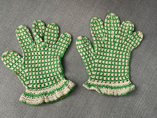 Paire anciens gants laine tricot vert années 50/60 vintage enfant femme Gants femme price
