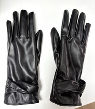 Gants noirs femme élégants en similicuir Gants femme price