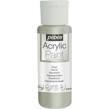 [097869] Pébéo Flacon 59ml Peinture ACRYLIC PAINT Blanc Nacre Acrylic Paint price