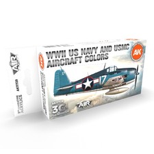 WWII US Navy USMC Acrylic Paint Set 3G - Light Grey Blue-Grey Sea Blue Acrylic Paint price