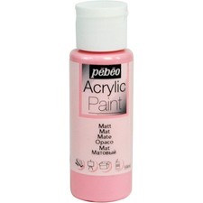 [097812] Pébéo Flacon 59ml Peinture Acrylic Paint Matte Rose Acrylic Paint price