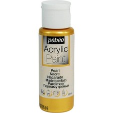 [097867] Pébéo Flacon 59ml Peinture ACRYLIC PAINT Or Nacré Acrylic Paint price