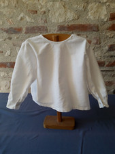 N03 ANCIENNE BRASSIERE ou blouse Bébé en flanelle de coton T. 18m/2ans Bébé Blouse price