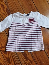 Blouse manches longues Kiabi à rayures bordeaux bébé fille 3 mois Bébé Blouse price