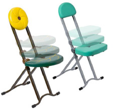 Adjustable Sectionless Folding Chair sunflower apple green barbecue garden party Folding chaise price