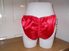 XMAS~SEXY~SISSY~FEMMES~BÉBÉ ADULTE~TV/CD CULOTTE À PINCE SATIN Bébé Panties price