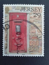 TIMBRE JERSEY MAILBOX RED BOITE AUX LETTRE ROUGE 2002 Mailbox price