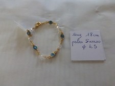 fond de stock bracelet  perle swarovski long 18 cm connecteur émail grand feu 7€ Swarovski bracelet price
