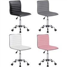 Chaise de Bureau à Dossier Bas Fauteuil de Bureau Cuir PU Hauteur Réglable Bureau chaise price