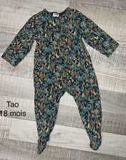TAO 18 mois garçon : PYJAMA JERSEY Coton MOTIF tropical TBE Jersey garçon price