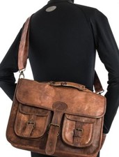 Homme Best Leather Messenger Bag épaule business mallette ordinateur portable fait main Briefcase femme price