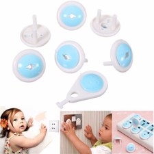 6 X Protection de Sécurité Enfant Bébé Cache Prise électrique Rotation Verrou Déstockage sécurité Lock price