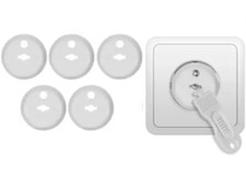 5 Protections Universelles Cache-Prise Électrique Clé Bloque Sécurité Enfants Déstockage sécurité Lock price