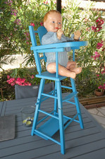 CHAISE HAUTE BEBE EN BOIS JOUET VINTAGE ANNEES 50/60 Haut chaise jouet price