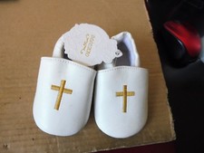 Chaussons de baptême pour bébé fille ou garçon 12 cm x 6cm - neufs Chaussons garçon price