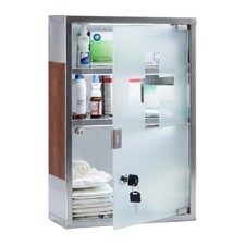 Armoire à pharmacie Cabinet de médicaments verrou 2 clés Armoire de secours Salle de bain Cabinet / Meubles price