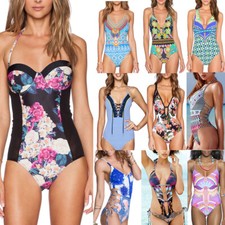 2023 Femme One piece Maillot de Bain Bandage Rembourré Bikini Swimsuit Monokini Monokini price