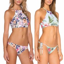 Femme Maillot de Bain Push Up Bandage Rembourré Bikini Swimsuit Monokini Set Monokini price