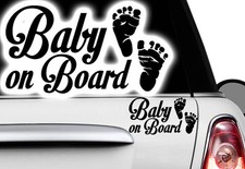 1x étiquette Baby ON BOARD (à bord) ÉTIQUETTE Gueule de bois Bébé Auto Enfant Bébé on Board price