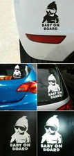 Autocollant voiture Bébé à bord, sticker Baby on Board, Nuit Paroi Réfléchissant Bébé on Board price