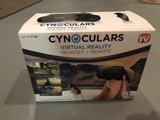 Cynoculars 3D Movie Virtual Reality Headset Wireless Gaming Remote As Seen.. Gaming Headsets price