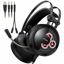 LED Gaming Headset with Mic,LATOW GH02 Stereo Over Ear Noise Cancelling NEW Gaming Headsets price