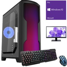Pack écran AMD Quad Core 2400G 8 Go 1 To 19,5 Home Gaming ordinateur de bureau M Gaming Headsets price