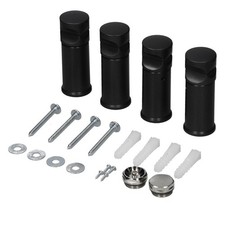 Supports de fixation murale pour radiateurs sèche serviette salle de bain noir Radiateurs price