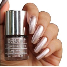 DeBelle Gel Nail Polish Pandora (Blush Rose Gold Glitter Nail Paint)|Non UV - Ge Glitter Paint price