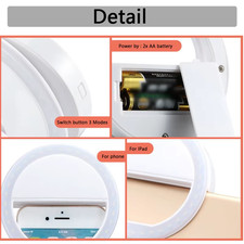 Selfie Ring Mobile Phone Clip Lens Light Lamp Led Lampe Flash Mobile téléphone Lens price