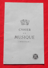 Cahier de Musique  ( Interfolié )   ! Musique cahier price