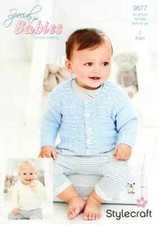 Stylecraft 9677 Pull Et Cardigan Bébé/Enfant Tricotage Motif Dk Birth-5 Ans Bébé Cardigan price
