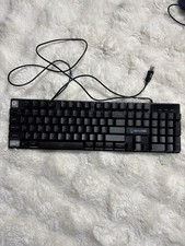 Clavier Gaming Avec Câble Noir 100% Avec 2 Touches Manquantes Gaming clavier price