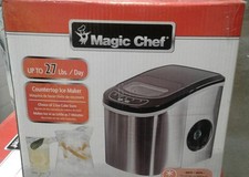 New Magic Chef 27 lb. Portable Countertop Ice Maker in Stainless Steel Ice machines price