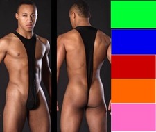 Noir Homme Extensible Sexy Ouvert Body Mankini String Lingerie M/ Body homme price