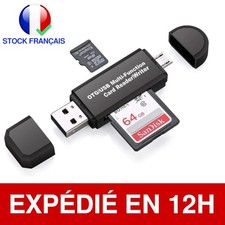 Lecteur de Carte Sd / Micro Sd Mini Adaptateur Carte Memoire OTG Smartphone & PC Carte Readers price