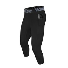 Pantalon De Compression 3/4 avec Pochepour Hommes Legging De Sport à Évacuation Capri pantalons homme price