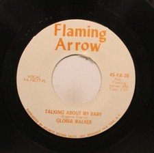 Soul 45 Gloria Walker - Parlant De Mon Bébé / Le Galop Sur Flaming Arrow Bébé Walker price