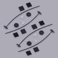 1Kit Electric Radiator Cooling Fan Tie Strap Mounting Kit Tab Spring Acc Fan cravate price