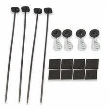 1Sets Car Truck Electric Radiator Fan Tie Strap Mounting Kit Zip Tabs Spring Fan cravate price